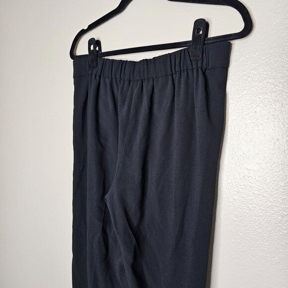 Babaton Aritzia Size 8 Black New Cohen Pants Crop Mid Rise Pleated Trouser - Picture 8 of 12